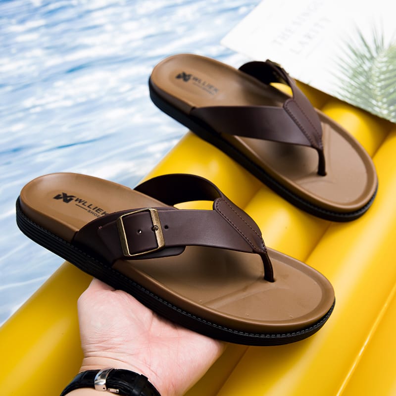 Premium Men Slippers Comfortable, Anti-Slip & Stylish Design | 9186